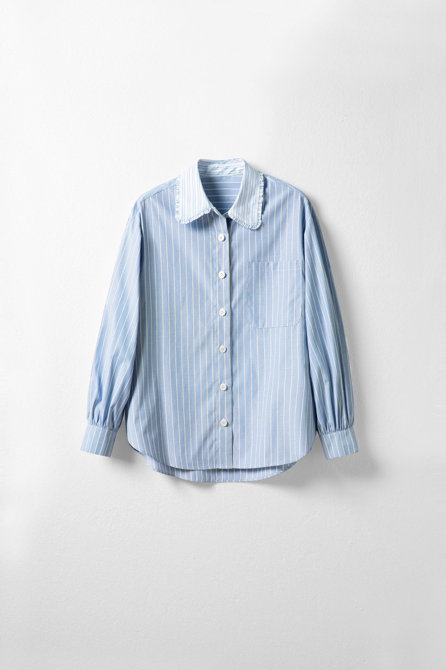 MEDUSA?BL1211 Spring New 90% Cotton Lovely Striped Shirt