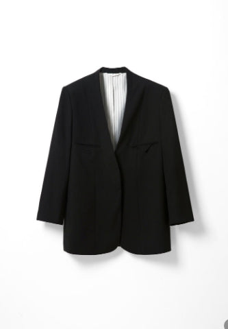 MEDUSA?JK933 Minimalist loose striped lined suit for spring and autumn