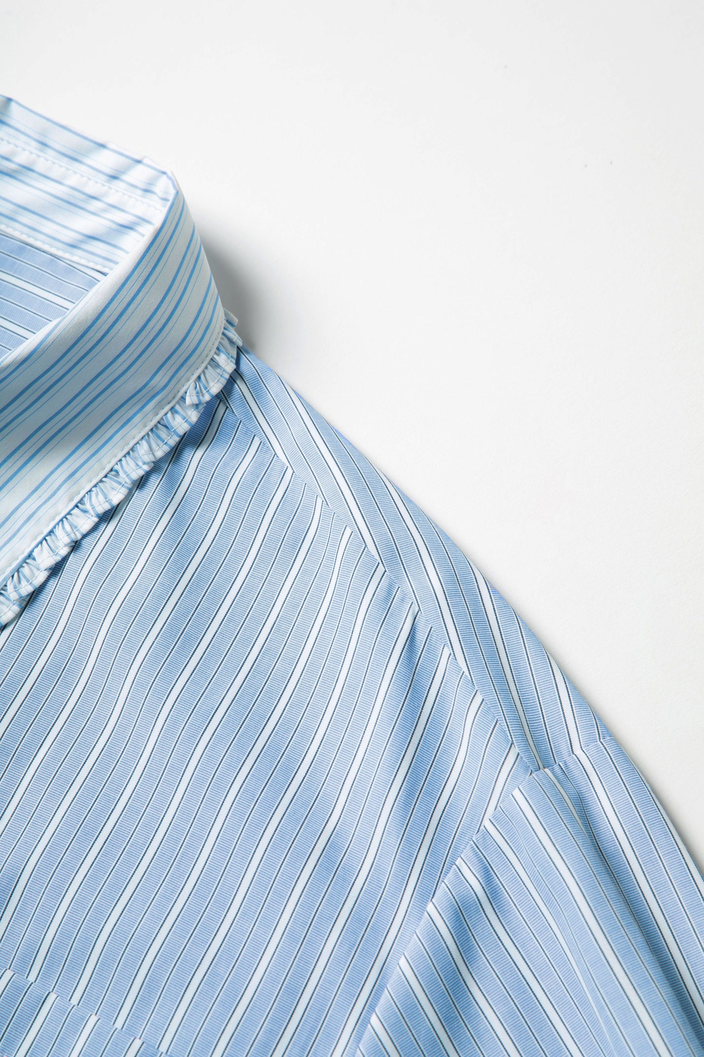 MEDUSA?BL1211 Spring New 90% Cotton Lovely Striped Shirt