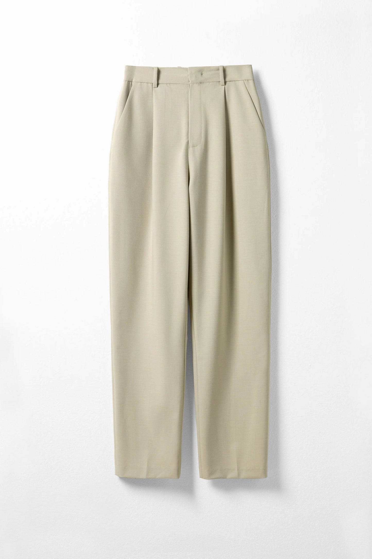 MEDUSA?PT0313 Summer new loose fit straight high waist pants