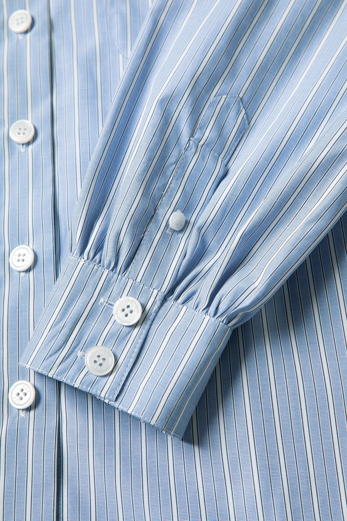 MEDUSA?BL1211 Spring New 90% Cotton Lovely Striped Shirt