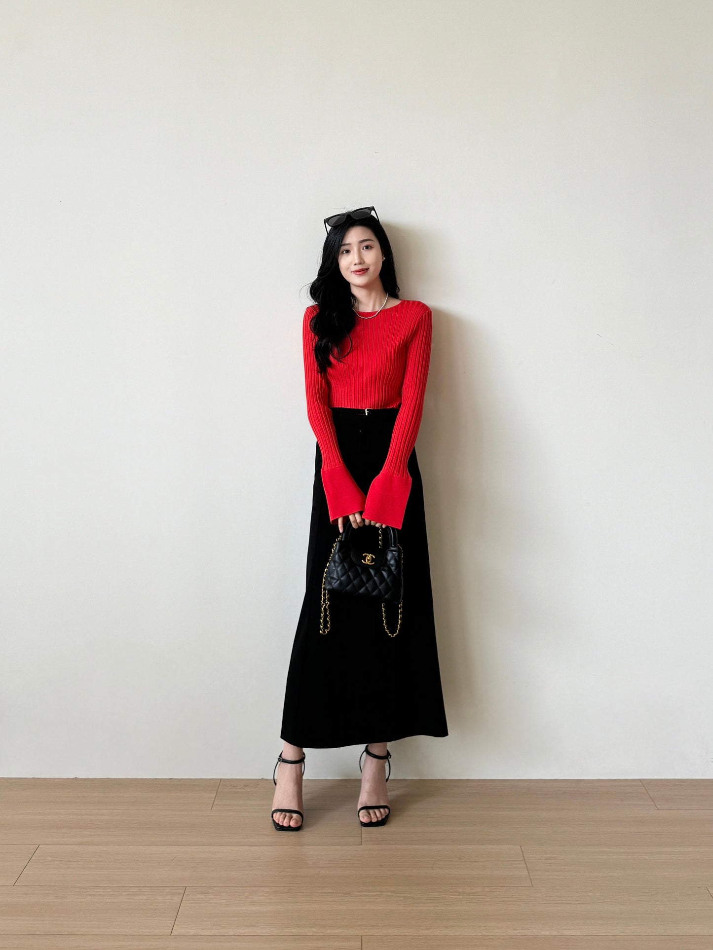 MEDUSA?AYB003 LO*WETencel slim fit knit for spring and autumn