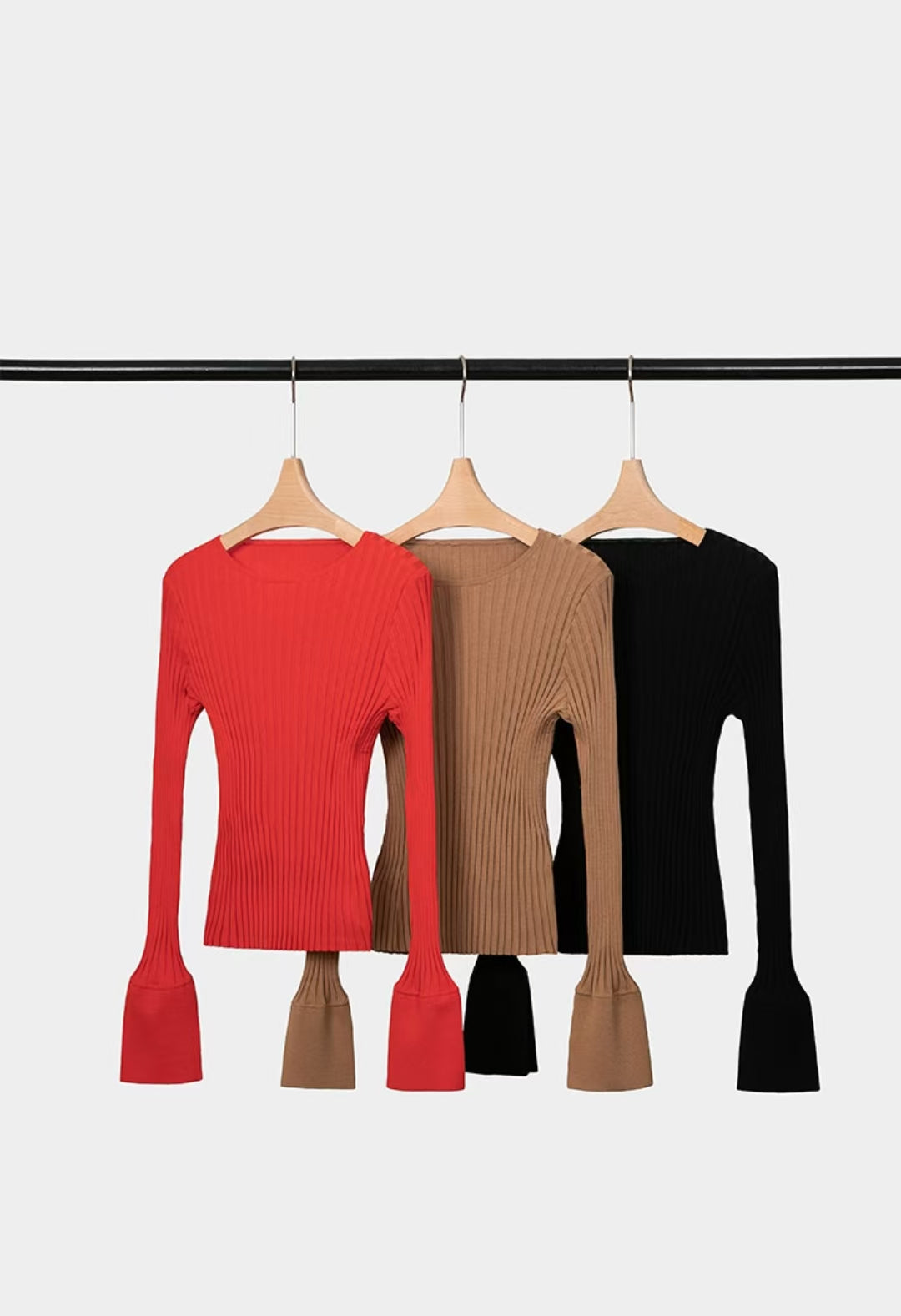 MEDUSA?AYB003 LO*WETencel slim fit knit for spring and autumn