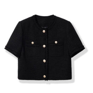 MEDUSA?72942 New short sleeve tweed jacket