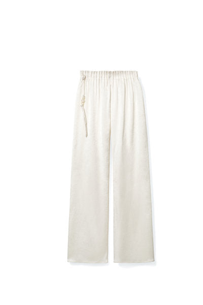 MEDUSA?PT0390Acetate pleated Chinese loose wide-leg pants for summer