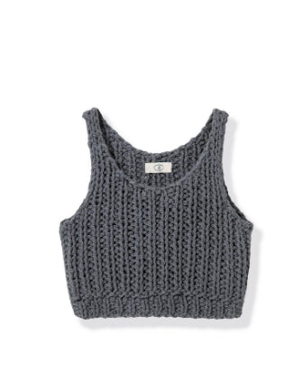 MEDUSA?WN2502603  100% cotton handmade layered knitted vest