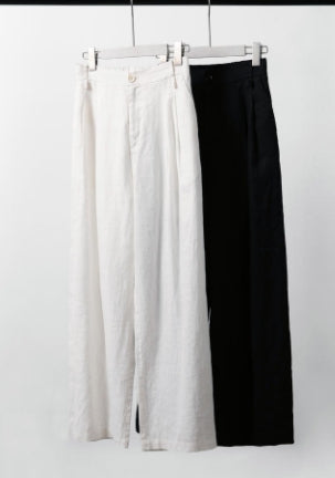 MEDUSA?PT0329 100% linen wide pants