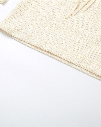 Merichill Knitted Tube Dress with Gloves