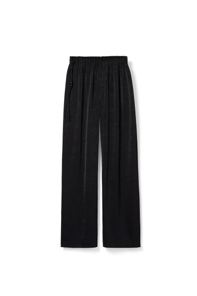 MEDUSA?PT0390Acetate pleated Chinese loose wide-leg pants for summer