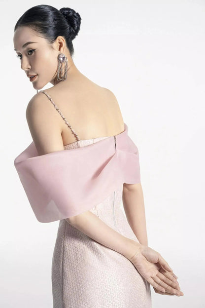 Achazia Pink Corset Mini Dress