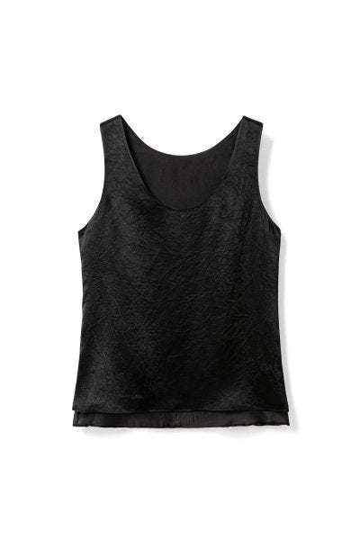 MEDUSA?BL1267 Minimalist double-layer skin-friendly sleeveless vest for summer